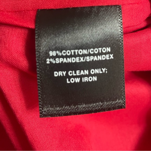 Lafayette 148 Carolina Zip up Dress NWT Size:4 Ruby Red - Picture 3 of 4